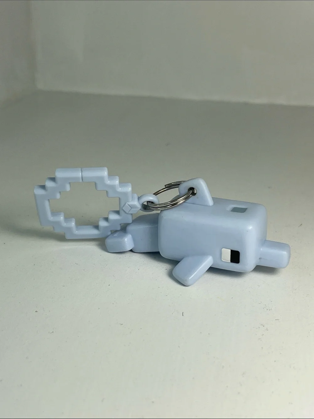 Minecraft Dolphin Bag Clip Keychain Accessory